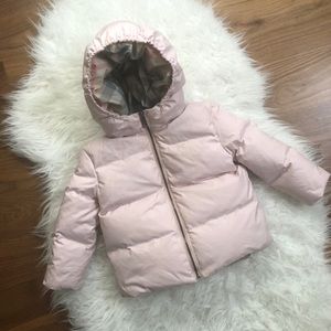BURBERRY BABY PINK PUFFER SIZE 18 MONTHS